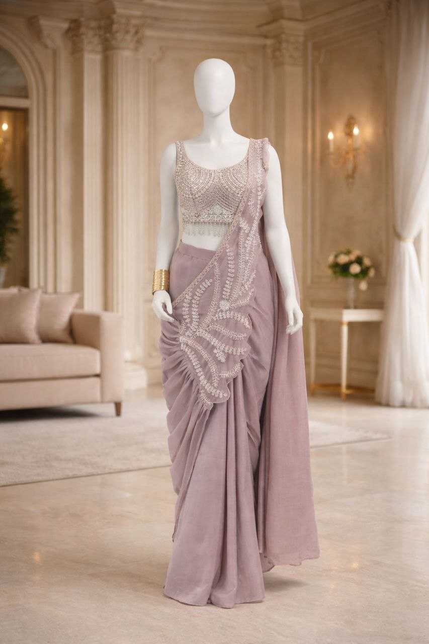 Rangoli Silk  Ready To Wear S Sequence  Embroidered Sarees