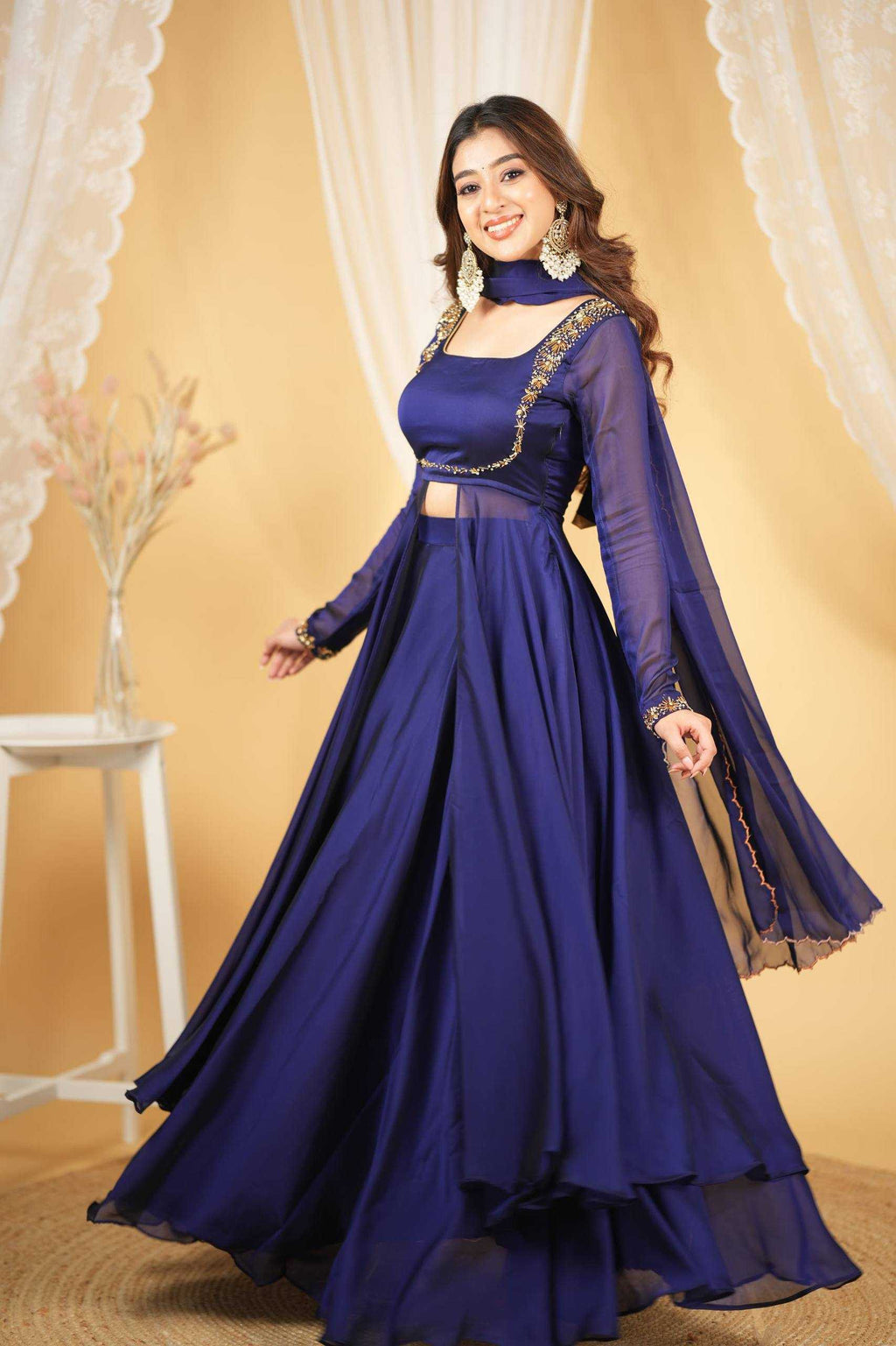 Rangoli Silk   Festive Collections Indo Western Party wear suits
