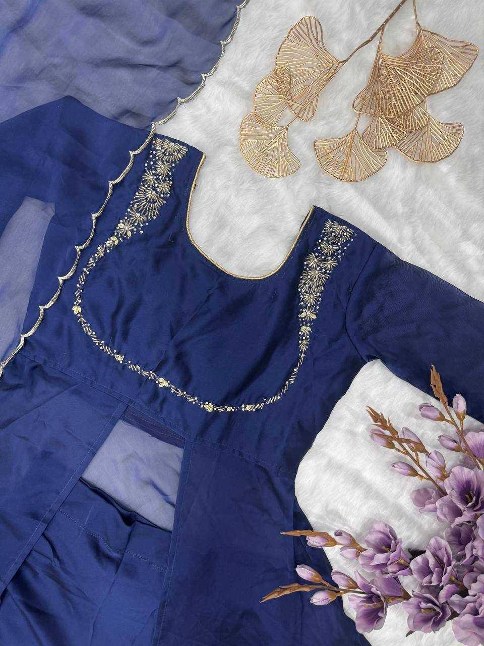 Rangoli Silk   Festive Collections Indo Western Party wear suits