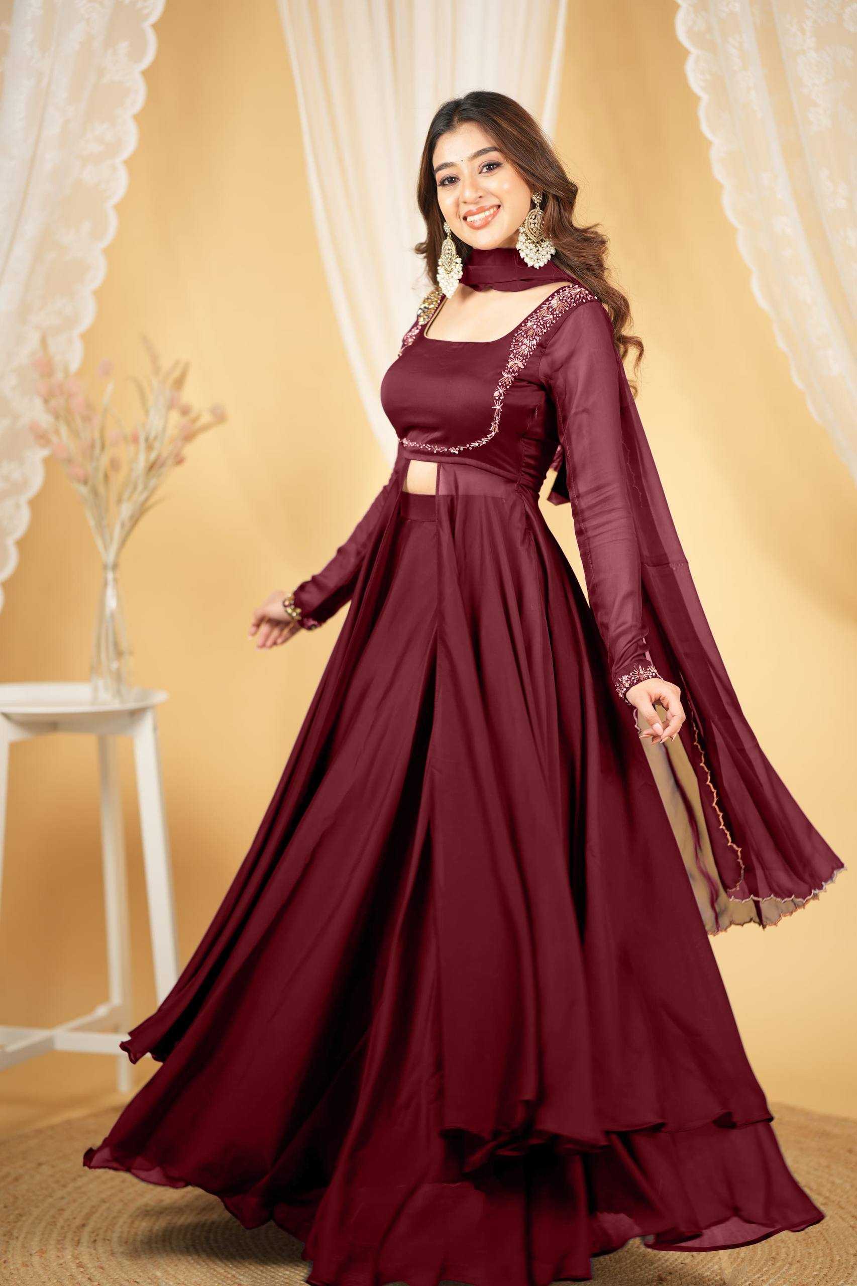 Rangoli Silk   Festive Collections Indo Western Party wear suits