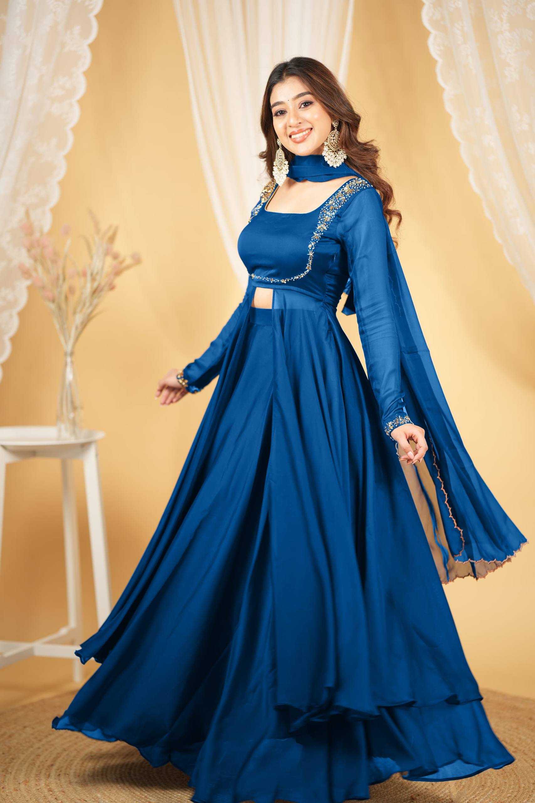 Rangoli Silk   Festive Collections Indo Western Party wear suits