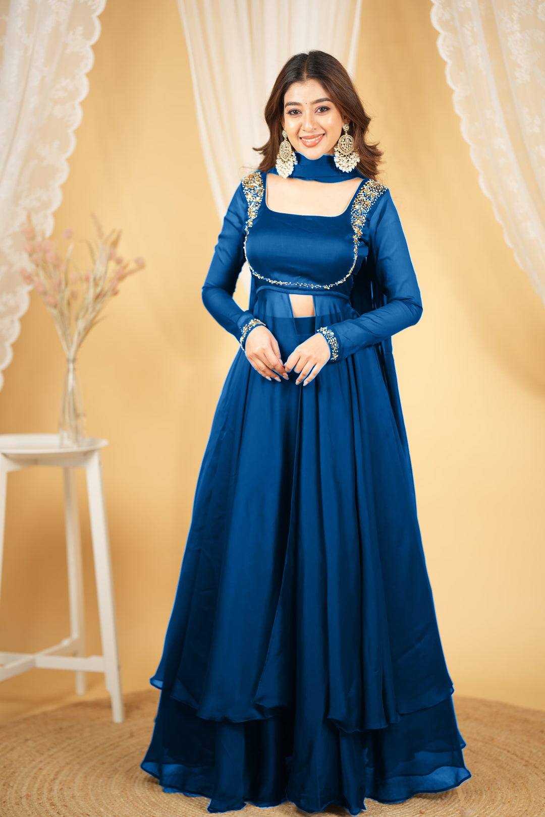 Rangoli Silk   Festive Collections Indo Western Party wear suits