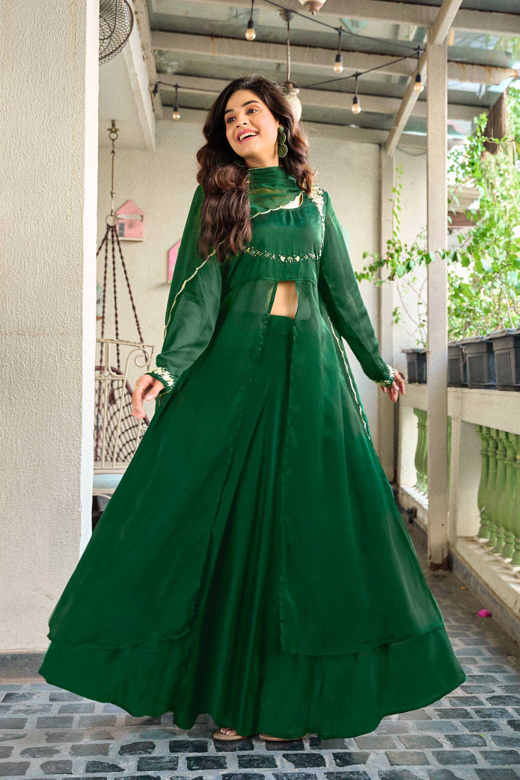 Rangoli Silk   Festive Collections Indo Western Party wear suits