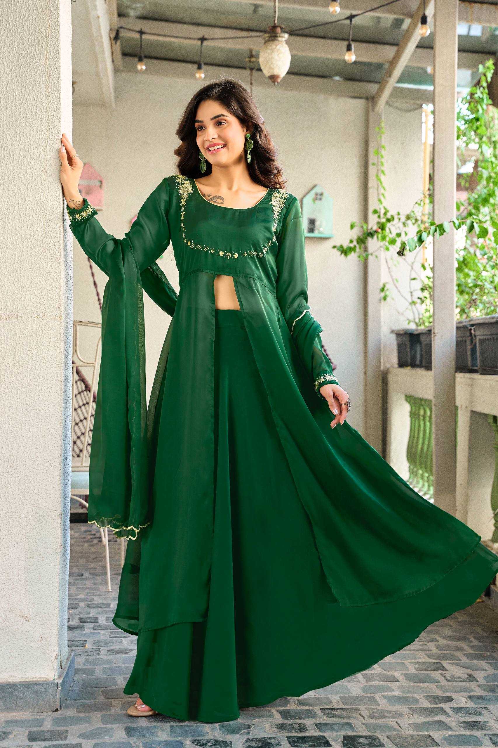 Rangoli Silk   Festive Collections Indo Western Party wear suits