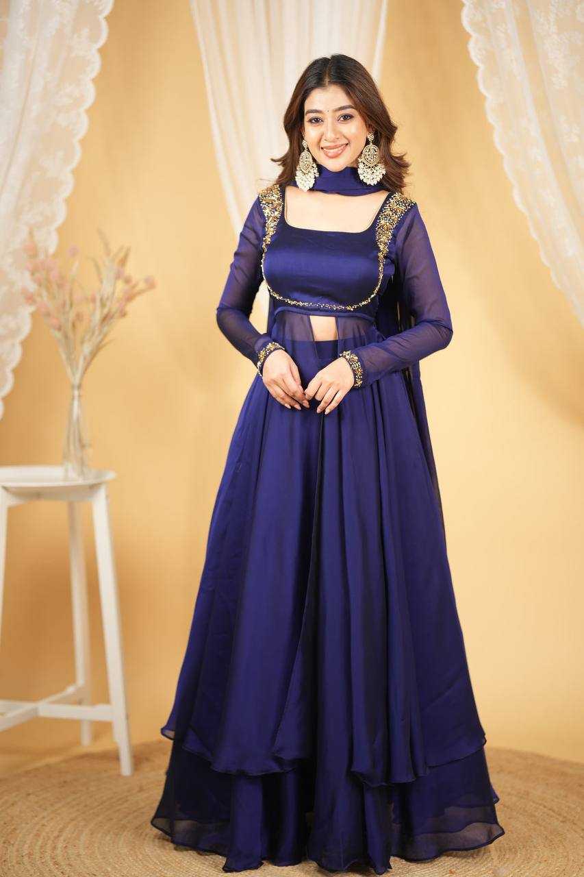 Rangoli Silk   Festive Collections Indo Western Party wear suits