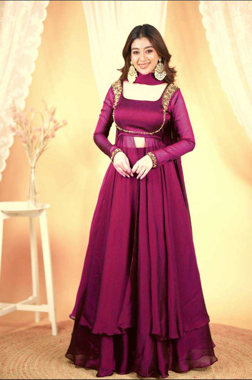 Rangoli Silk   Festive Collections Indo Western Party wear suits