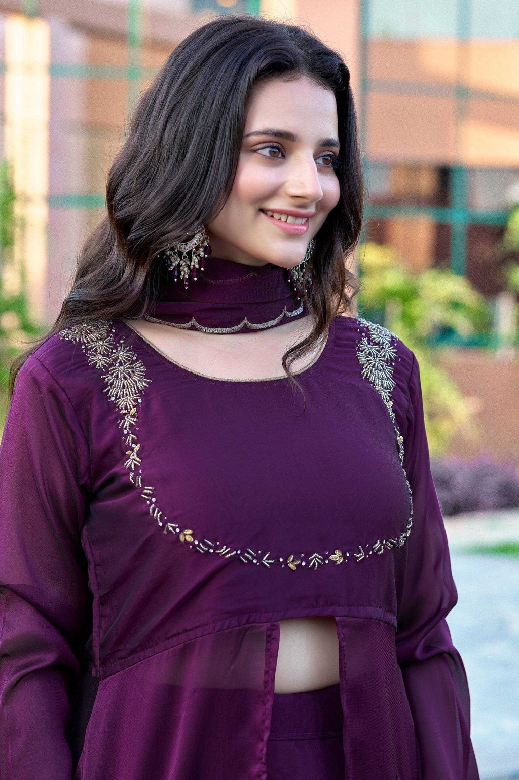 Rangoli Silk   Festive Collections Indo Western Party wear suits