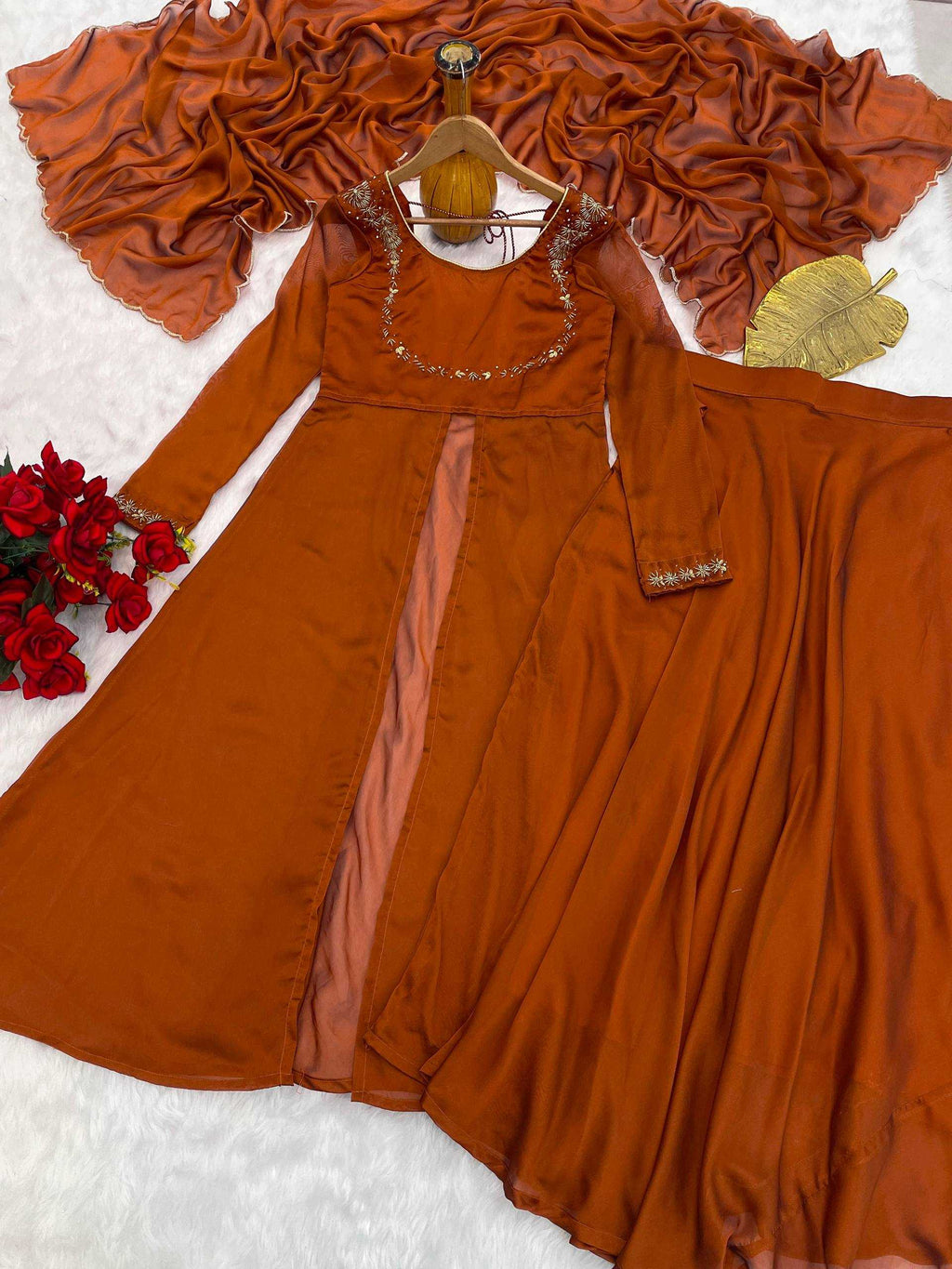 Rangoli Silk   Festive Collections Indo Western Party wear suits