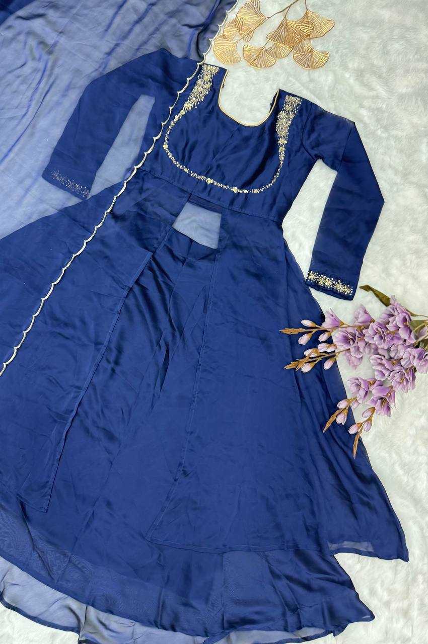Rangoli Silk   Festive Collections Indo Western Party wear suits