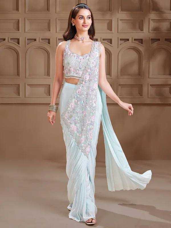 Rangoli Silk   Ready To Wear  Party Wear Saree