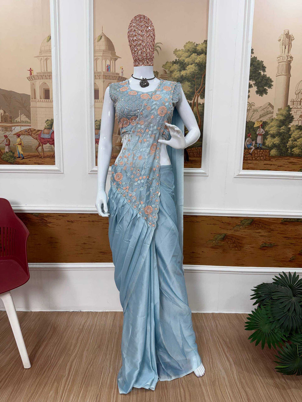 Rangoli Silk   Ready To Wear  Party Wear Saree