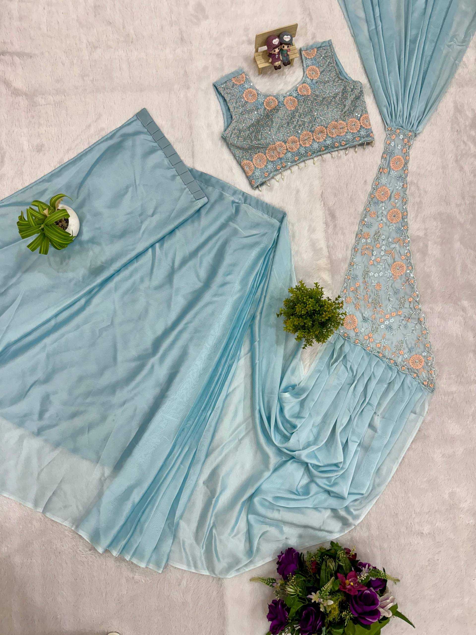 Rangoli Silk   Ready To Wear  Party Wear Saree
