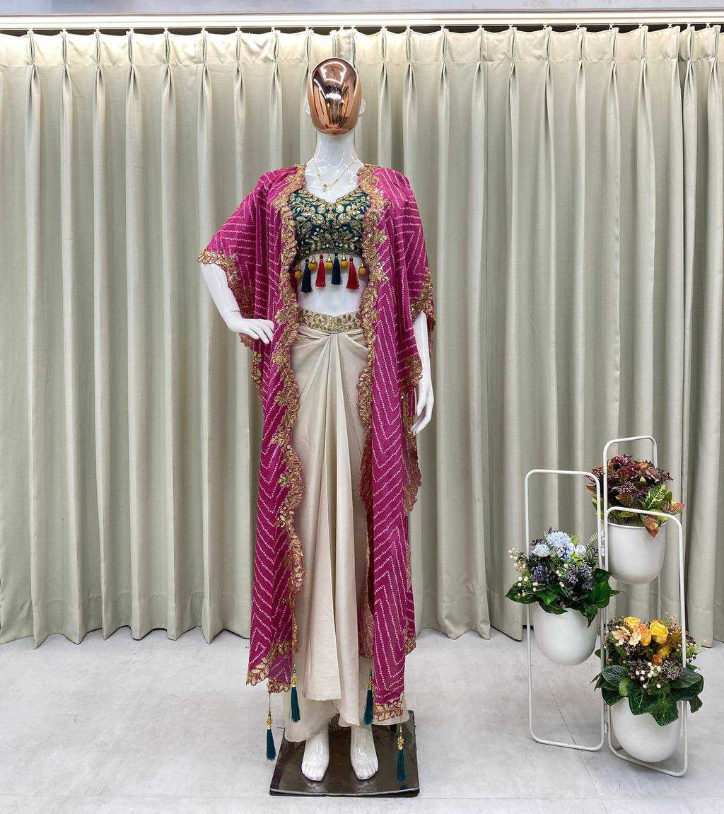 Silk  Embroidered Western Wears Festive Collections