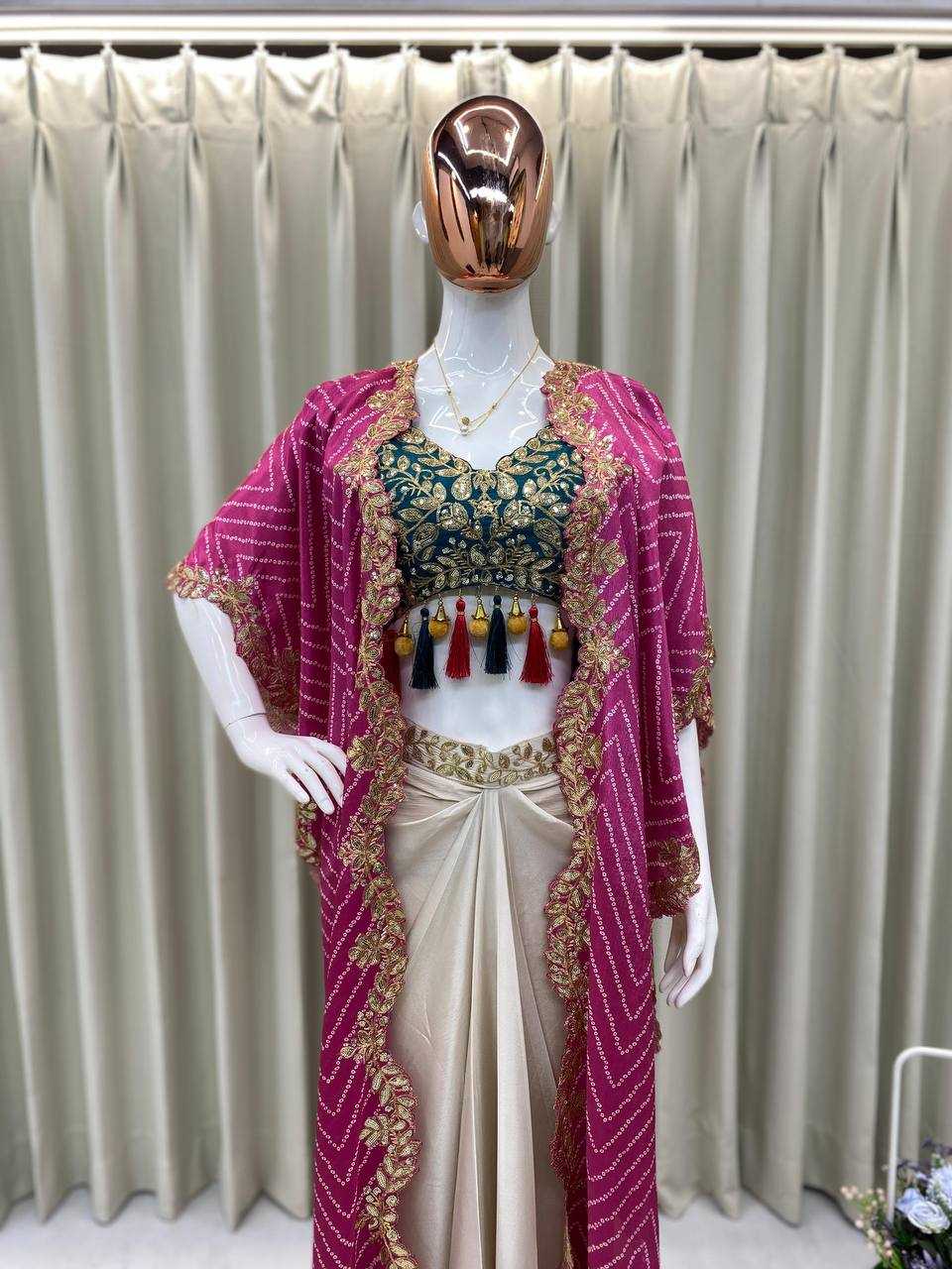 Silk  Embroidered Western Wears Festive Collections