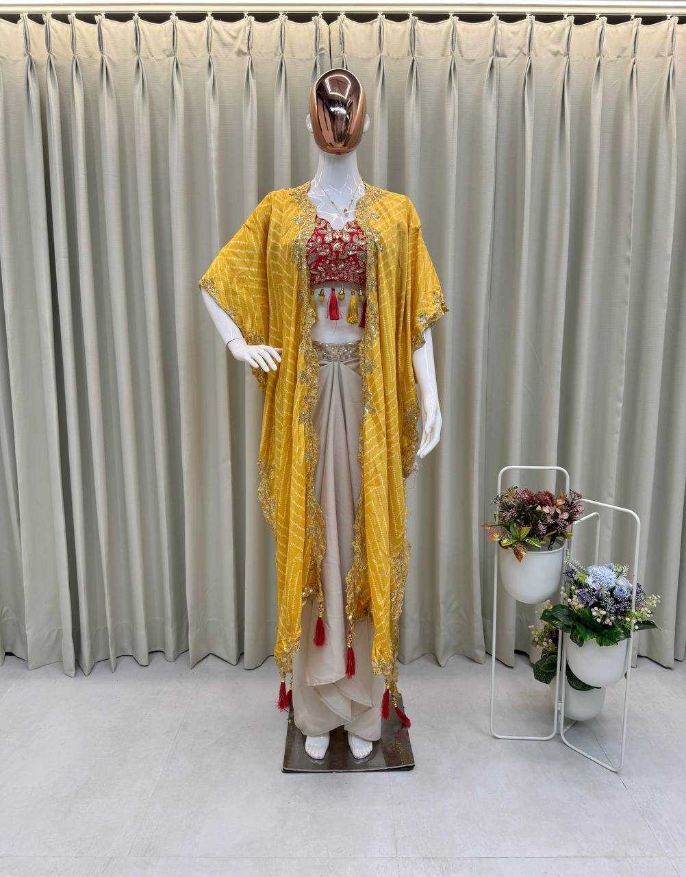 Silk  Embroidered Western Wears Festive Collections