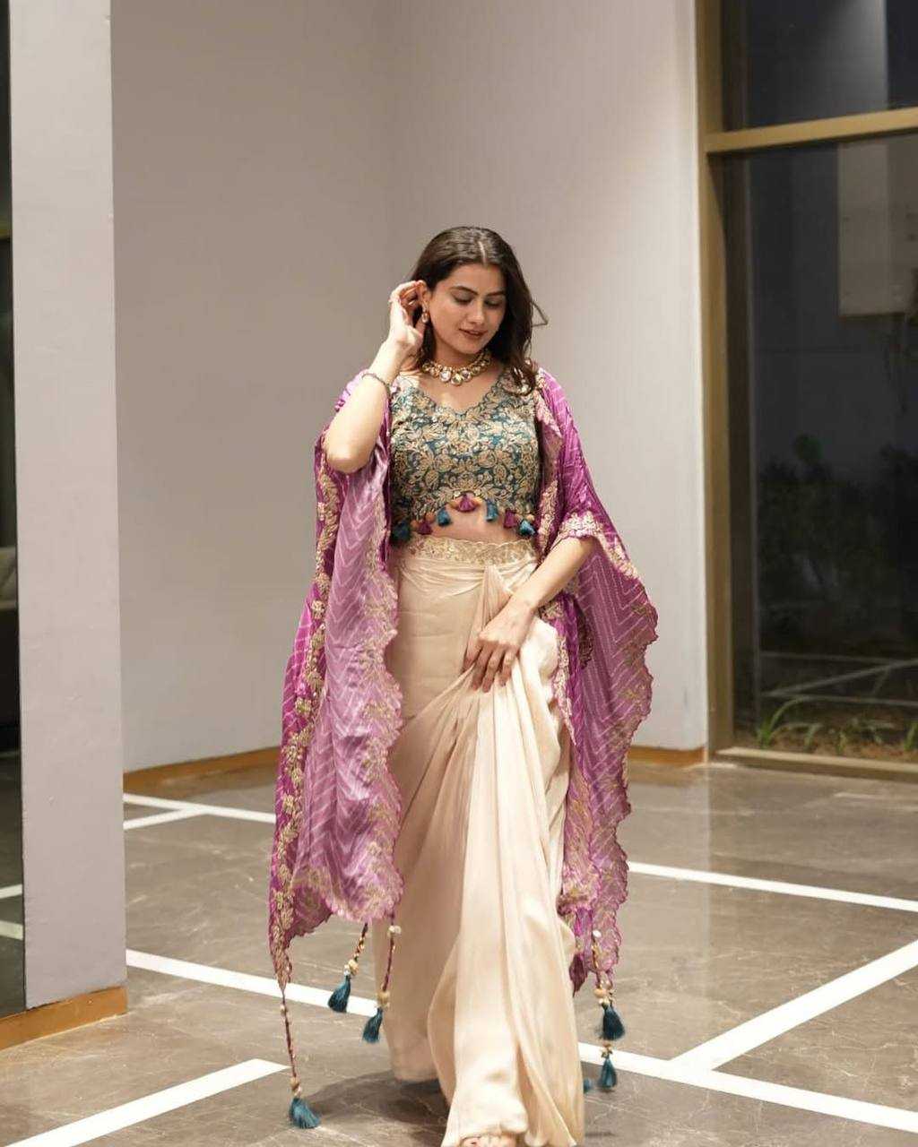 Silk  Embroidered Western Wears Festive Collections