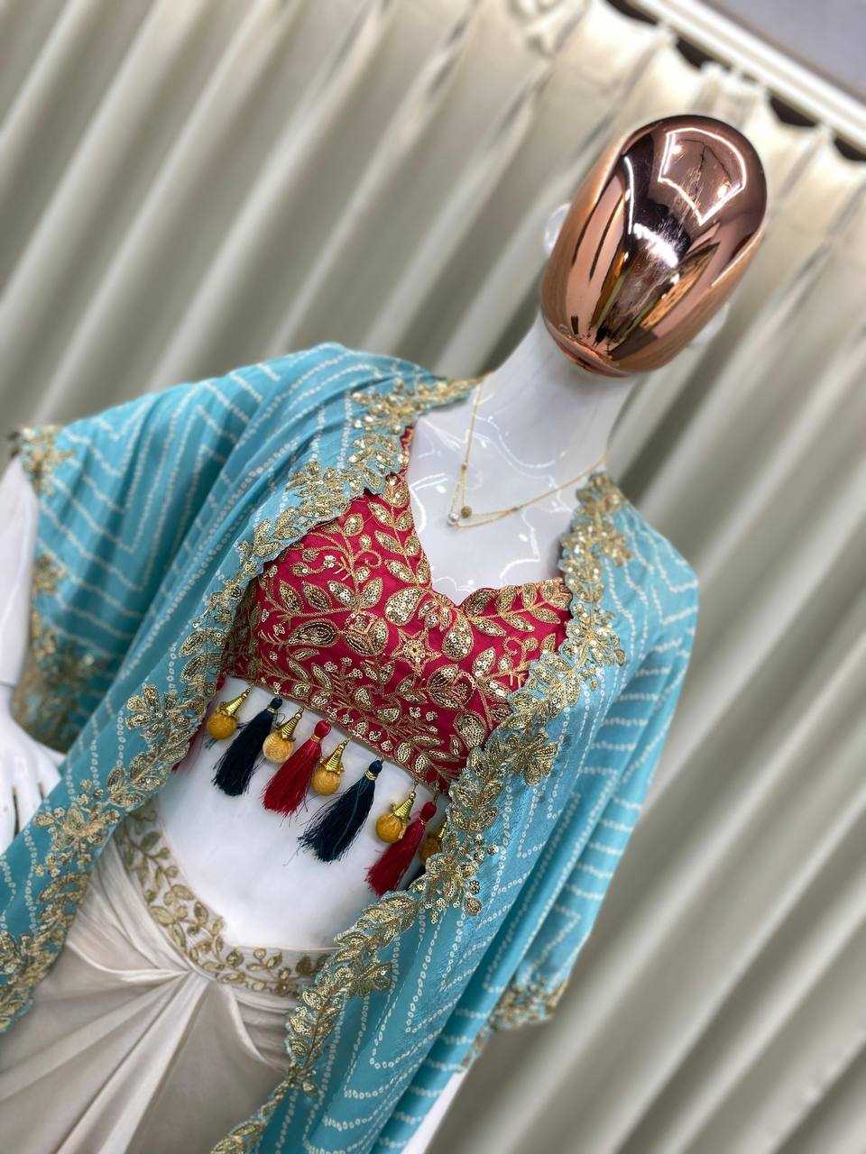 Silk  Embroidered Western Wears Festive Collections