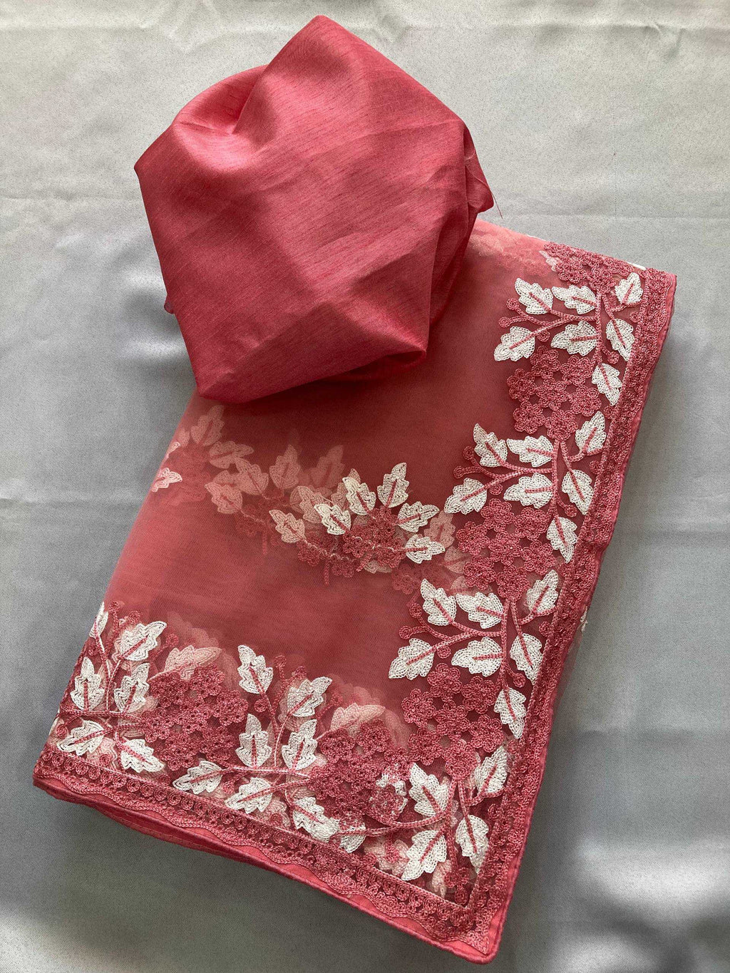 Soft Net   Designer Party Wear  Embroidered Sarees