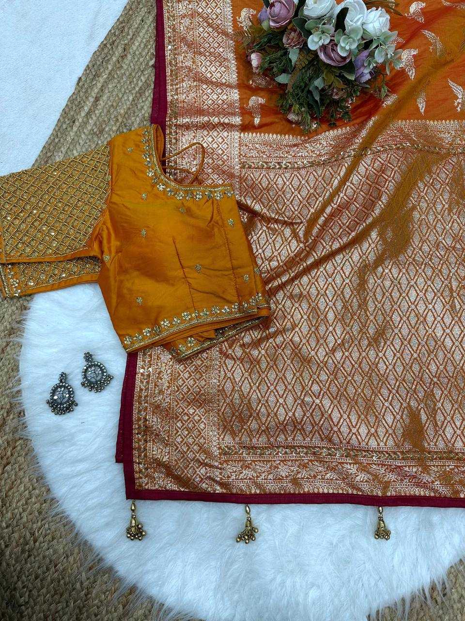 Ananya Pandey Soft Silk  Bollywood Saree Collections