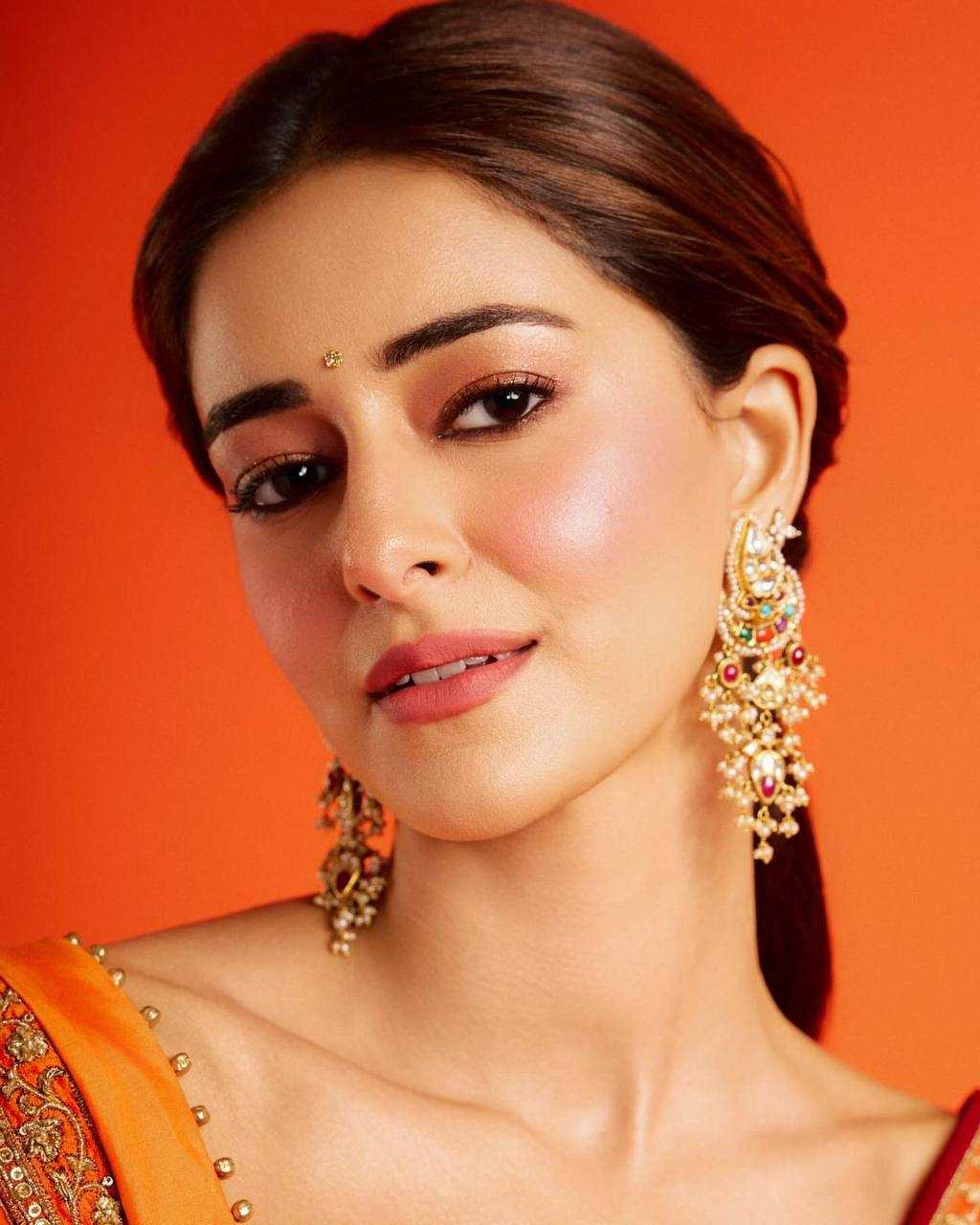 Ananya Pandey Soft Silk  Bollywood Saree Collections