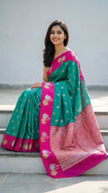 Soft Silk Banarasi Festive Saree Collections With Zari Work