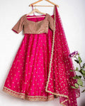 Ynf Soft Tapeta Silk Lehengas Wholesale Fancy Lehenga Zari Work Lehenga Sequins Lehenga Manufacturer